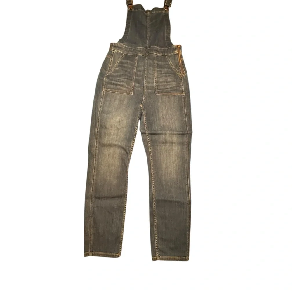 Madewell Women’s Dark Wash Denim Overalls - Picture 1 of 6